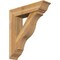 Ekena Millwork Funston Traditional Rough Sawn Bracket w/ Offset Brace, Western Red Cedar, 8"W x 32"D x 36"H BKT0806X32X36FST01RWR - alternate 1